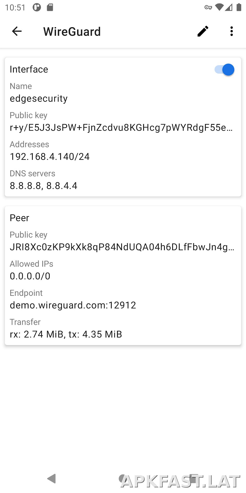 WireGuard скриншот 2